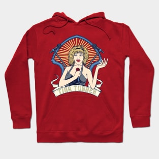 Tina Turner - 80s Style Retro Fan Art Design Hoodie